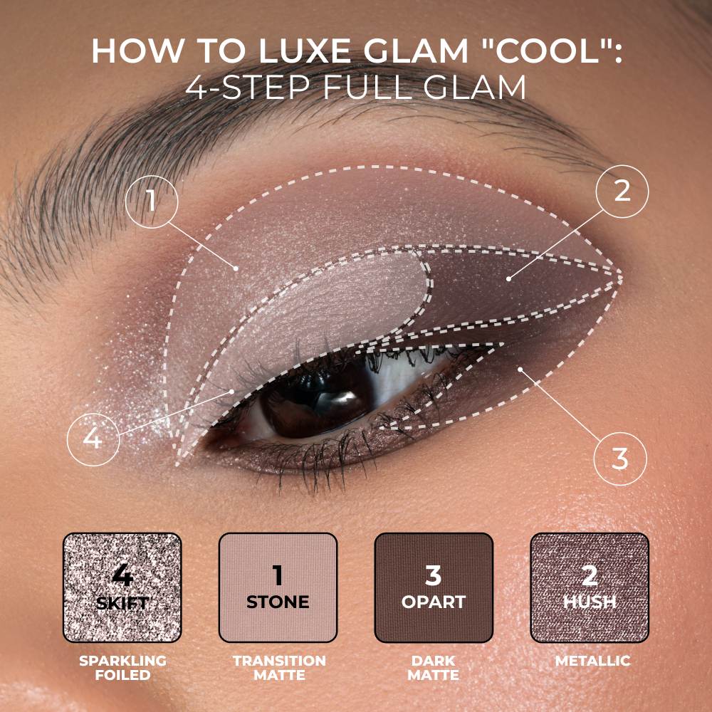 LUXE GLAM COMPACT (PALETA DE SOMBRAS)